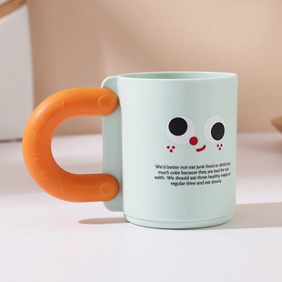 Brush Cup Creative Cute Mouthwash Cup High Beauty Value Household Plastic Cup Cartoon Cup for Children Couple
