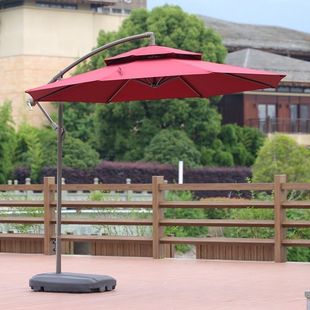 Outdoor Parasol Outdoor Balcony Courtyard Sun Umbrella Terrace Garden Security Guard Arrest Roman Umbrella Outdoor Banana Umbrella