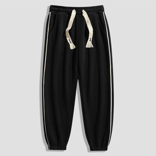 TikTok Live Broadcast Explosions Casual Sports Pants Men's Spring and Autumn Long Pants plus size Sports Pants Knitted Pants