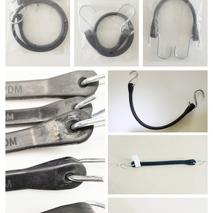 Amazon Hot Sale Motorcycle Cargo Outdoor Waterproof Tarpaulin Tie-up Belt Rubber Bundle Belt