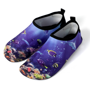 Customized Beach Shoes for Men and Women, Swimming and Sea Treadmill, Water Park, Outdoor Barefoot, Non-Slip and Anti-Cut