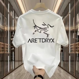 [10% discount zone] Ole selected heavy men's T-shirt short sleeve summer American fashion brand summer