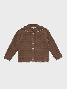 presale Cross-border Nordic Niche Girls' suit Autumn All Cotton Striped Long-sleeved Shirt overskirt Girls' Cardigan suit
