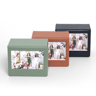 Большая емкость Polaroid Wide/Polaroid Photo Box Высококачественная имитация кожи с рисунком
