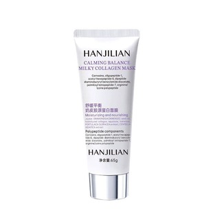 Han Jilian Soothing Balance Milk Skin Collagen Mask Hydrating Moisturizing Cleansing Pore Improving Dull Mask