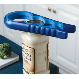 Four-in-one can opener bottle opener plastic twist lid device simple can opener tool inventory product color random