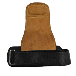 Hot Selling wrist guard cowhide booster Belt Fitness hard pull strength training grip hook cowhide palm support booster hook