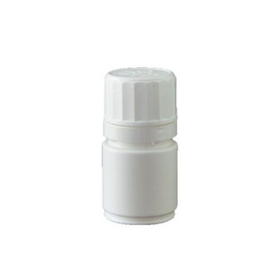 White Pe Square Plastic Calcium Tablet Capsule Dispensing Bottle 40ml Solid Tablet Bottle Sterile Packaging Medicine Bottle