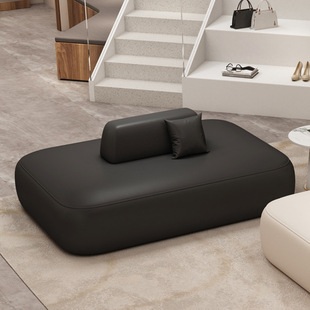 Modern Simple Fabric Sofa Beauty Salon Shopping Mall Clothing Store Lounge Reception Small Sofa Double-sided Straight-row Sofa
