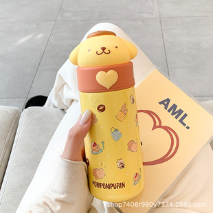 Aikesi Sanrio children's vacuum cup female student High-looking cute water cup super cute 316 stainless steel cup