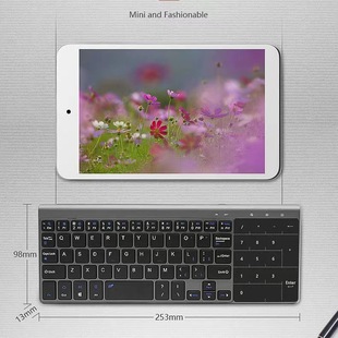 Mini 2,4 gusb Bluetooth беспроводной с трекпад цифровая клавиатура мышь легкий для планшетных ПК портативный