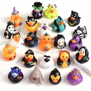Factory direct Halloween party gift children bath toy duck saint duck water toy new yellow duck