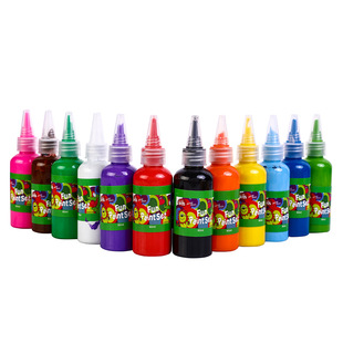 60ml watercolor paint children finger painting graffiti paint handmade diy painting washable environmental watercolor paint