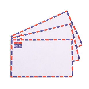 Cross-border source can be mailed international vintage kraft paper envelope self-adhesive sealing postcard white air envelope