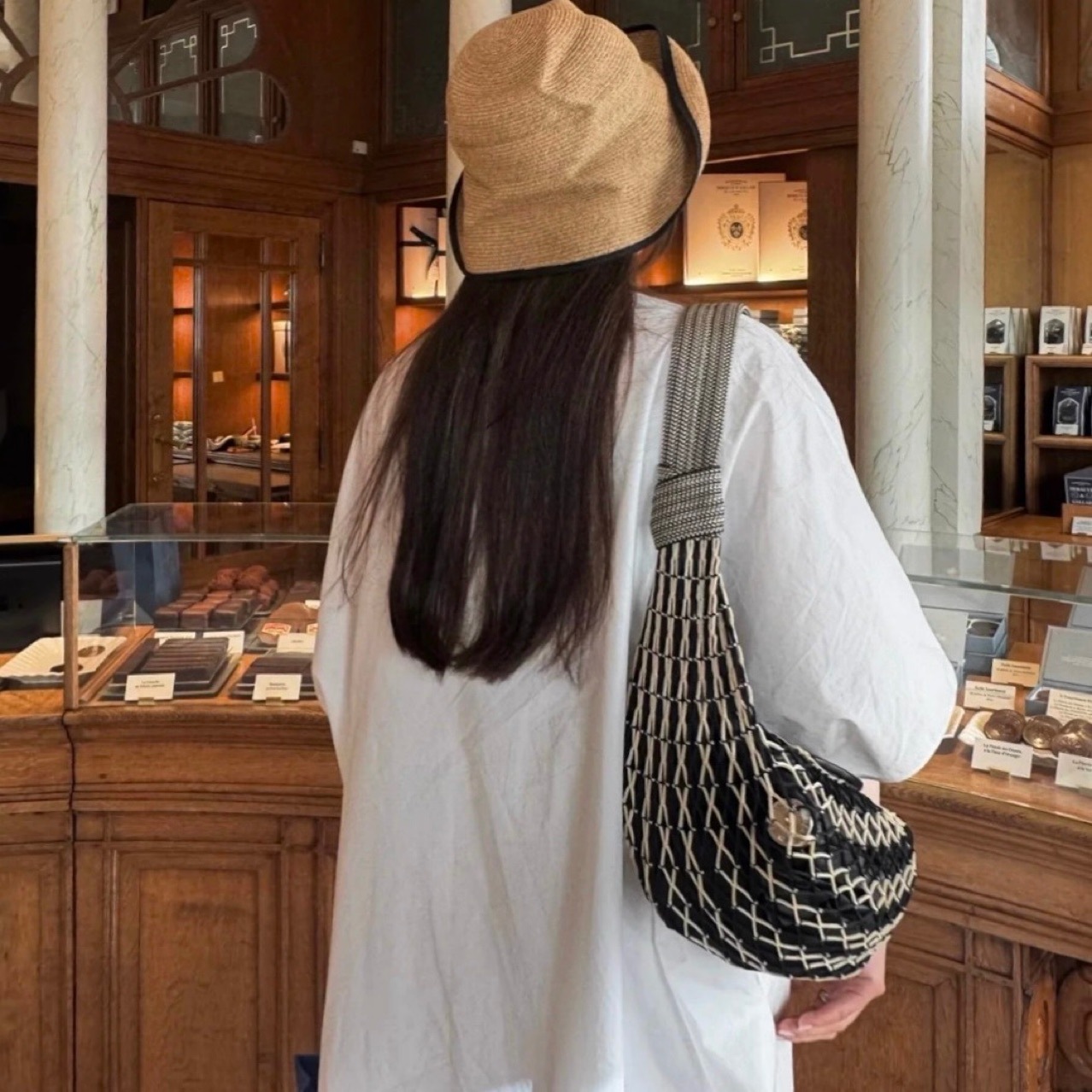 [Ban] Lem@ire Tremella Strap Woven Mesh Knitted Bag Crossbody Bag 2025 New Arrival