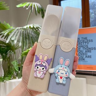 Sanrio мультфильм креативная посуда костюм студент домашняя посуда палочки для еды Ложка Вилка портативная посуда коробка