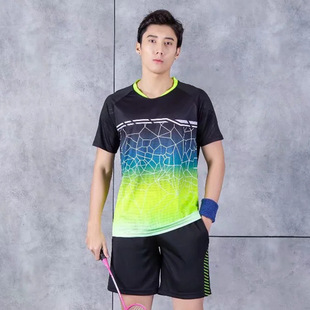 Badminton clothing table tennis clothing volleyball clothing children adult sports suit logo custom printing printing figure breathable