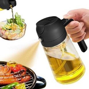 Стеклянная бутылка впрыска может быть наливной распылитель для кухни Бытовая бутылка масла большого диаметра
