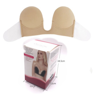 Breathable Breast Patch One-piece Deep U-shaped Breast Patch Invisible Silicone Breast Patch Push-up Strapless Anti-slip Upper Patch Anti-running Light Patch