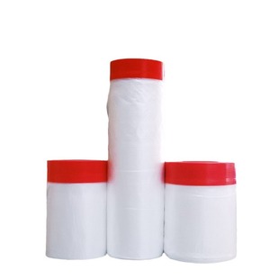 Red Duct Adhesive Tape Protective Film Decoration Thickening Special High Adhesive Duct Health Tape Transparent PE Masking Film