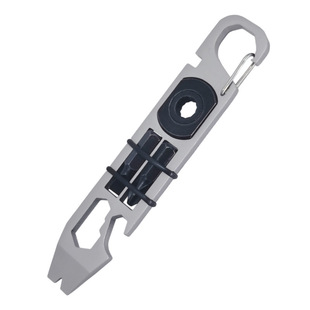 Multi-function tool screwdriver crowbar bottle opener portable outdoor survival self-defense ratchet crowbar EDC combination card