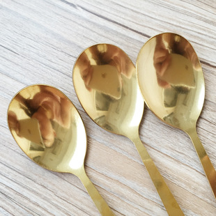 Light Luxury Emerald Western Food Spoon Peacock Green Ceramic Spoon Cyber Celebrity Dark Green Stainless Steel Dining Spoon