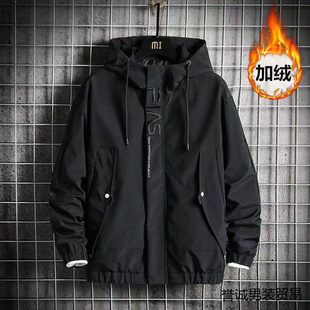 Men's Cotton-padded Winter Thickened Jacket Men's Korean-style Trendy Casual Jacket Youth Hooded Cotton-padded Jacket YC