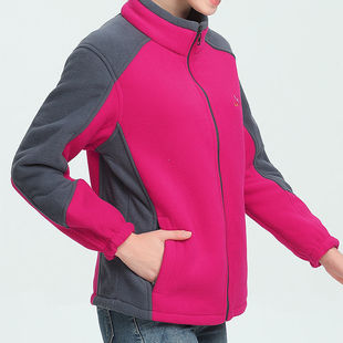 Women's Fleece Top Fleece Clothes Middle-aged and Elderly Cardigan Sweater Spring and Autumn Double-sided Fleece Coat plus size Mother Clothes