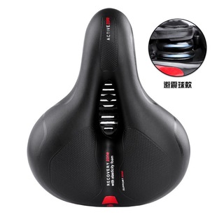 Cross-border bicycle seat cushion new big butt saddle bicycle seat riding equipment accessories taillight holder bag