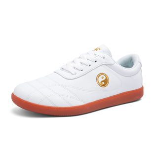 Taiji Shoes Женская кожаная обувь из коровьего сухожилия Профессиональная обувь для боевых искусств Весна осенняя спортивная обувь летняя тренировка Taiji Shoes Мужская модель