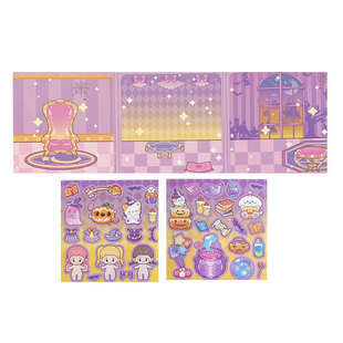 Card Love Girl Can Stick Quiet Book Children's DIY Magnetic Educational Toy Scene Dress-up Manual Cut-free Paste