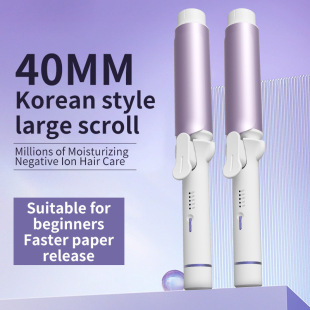 40mm Source Factory Direct Hair Curling Iron Fully Automatic Long-Lasting Styling Curling Iron Automatic Curling Iron Cross-Border Electrical Appliances