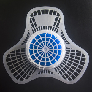 Export Urine Bucket Deodorizing Triangular Block Urinal Deodorizing Bucket Filter Agglomeration Aromatic Heart-shaped Toilet Aromatic Ball