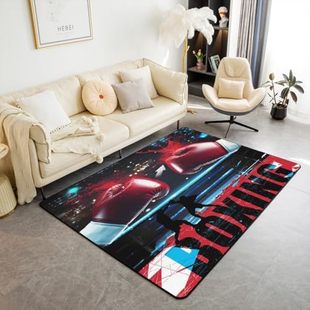 Crystal Velvet Right Angle Windmill Decoration Carpet Bedside Country Style Welcome Door Mat Living Room Kitchen Anti-slip Mat