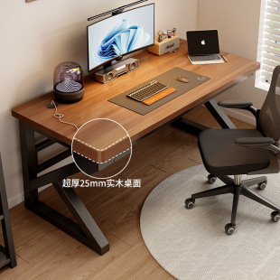 Wholesale solid wood computer desk desktop bedroom e-sports desk rectangular student learning writing desk home desk office