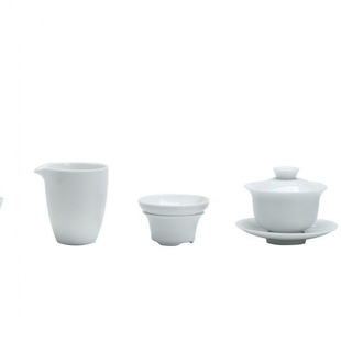 Tea Set Factory Direct White Porcelain Kung Fu Tea Set Complete Cover Kung Fu Tea Set Simple Household Modern Tea Tray