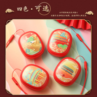Deep winter double-sided heating usb charging portable winter mini gift printable LOGO hand warmer