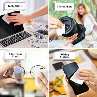 Glasses Wet Wipes Mobile Phone Screen Special Cleaning Wet Wipes Disposable Anti-fog Mirror Wipe Lens Wipe Cloth