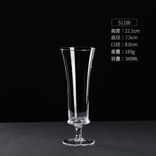 High color value fruit juice cup waist glass cup high foot bubble fruit cup creative personality commercial water cup