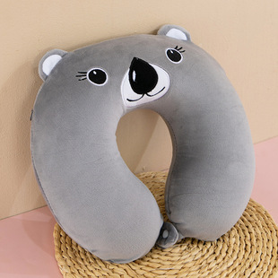New Cute Cartoon Memory Foam U-shaped Pillow Pillow Cushion Lazy Student Sleeping Pillow Neck Protector Car Neck Pillow Travel