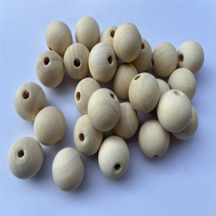 6mm-50mm blank wooden beads natural unfinished round wooden loose beads spacer beads ornament DIY craft