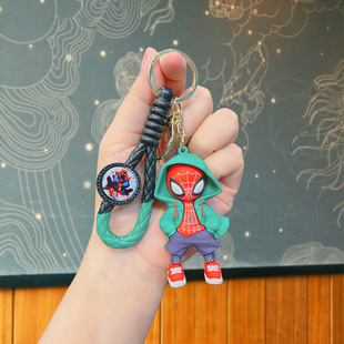 Sweat Spiderman Gel Drop Key Chain Cute Pendant Keychain Pendant Doll Couple Wholesale Small Jewelry Doll