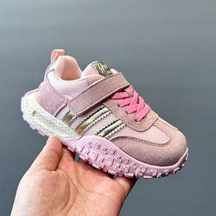 Children's Shoes 2025 Spring New Lightweight Soft-soled Girls' German Training Shoes Non-slip Breathable Running Sports Shoes for Boys