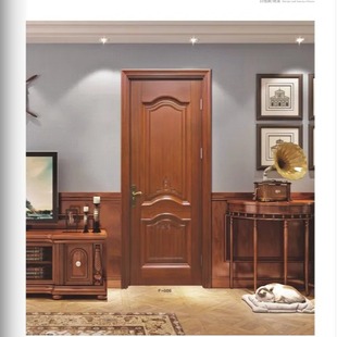 Indoor set door bedroom room interior door bathroom kitchen paint-free ecological paint solid wood composite door