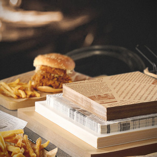 Food Grade Oil-proof Paper Kitchen Oil-absorbing Paper Baking Oil-paper Hamburger Paper Wrapping Paper French Fries Oil-proof Pad Paper