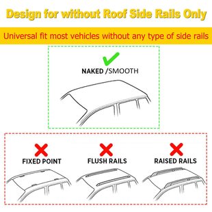Sedan Roof Rack Universal Cross Bars Universal Cross bar diagram