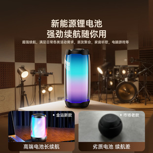 Chigo Bluetooth Speaker Wireless Small Sound Subwoofer Lossless High Sound Quality Computer Mini Black Goku E-Sports Speaker