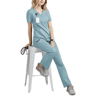 High Quality V-Neck Surgical Gown Suit for Doctors Nurses Be
