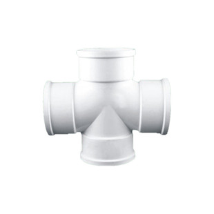 PVC National Standard plane four-way national standard drainage pipe fittings drainage plane four-way manufacturers wholesale thick 110