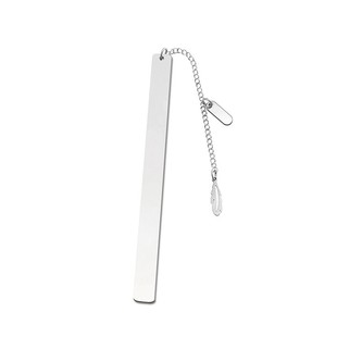 Bookmark Fine Cross-border Advertising Logo Multicolor Leaf Oval Pendant Holiday Commemorative Blank Engraving Bookmark